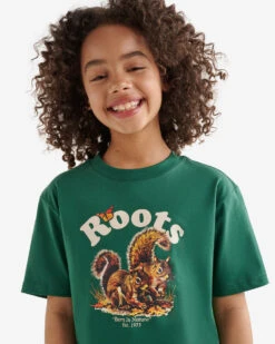 Kids Roots Wilderness T-Shirt -Roots Shop 29020800 A35 c