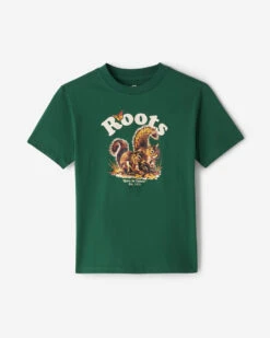 Kids Roots Wilderness T-Shirt -Roots Shop 29020800 A35 d