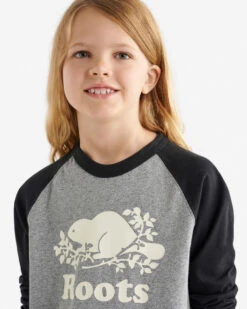 Kids Organic Cooper Baseball T-Shirt -Roots Shop 29020827 001 c