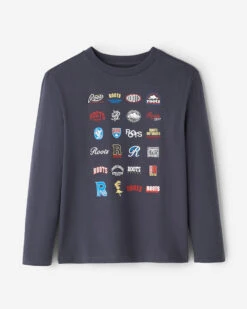 Kids Legends Graphic Long Sleeve T-Shirt -Roots Shop 29020828 CO6 d