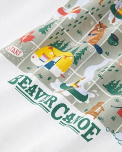 Toddler Beaver Canoe Snakes And Ladders T-Shirt -Roots Shop 31020762 010 f