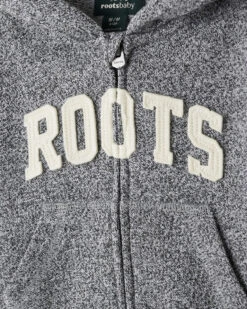 Baby Roots Applique Full Zip Hoodie -Roots Shop 32030236 008 c