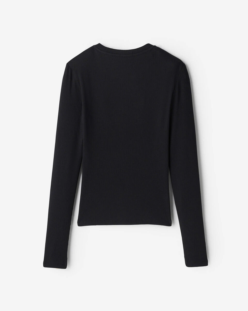 Roam Rib Fitted Long Sleeve Top 4 Roam Rib Fitted Long Sleeve Top - Image 2