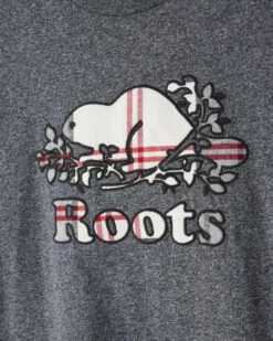 Womens Inglenook Plaid T-shirt -Roots Shop 38031140 008 c