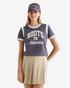 Womens Roots Arch Short Sleeve T-Shirt