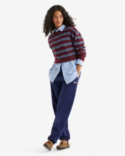 Olivia Stripe Crew Sweater -Roots Shop 38070263 066 b