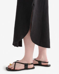 Isla Cotton Gauze Shirt Dress -Roots Shop 38130464 001 g