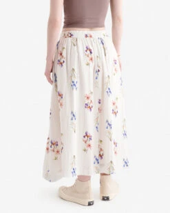 Isla Cotton Gauze Print Skirt -Roots Shop 38130472 Y99 d