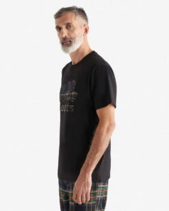 Mens Cooper Plaid T-Shirt -Roots Shop 39031252 001 c