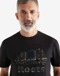Mens Cooper Plaid T-Shirt -Roots Shop 39031252 001 d