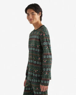 Mens Holiday Pajama Top -Roots Shop 39180046 232 c