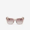 Womens Plastic Oval Crystal Colour Sunglasses -Roots Shop 42040081 019 a