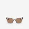 Womens Plastic Modified Square Crystal Sunglasses 1 Womens Plastic Modified Square Crystal Sunglasses -Roots Shop 42040091 C03 a