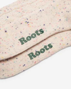 Womens Cotton Cable Ankle Sock -Roots Shop 42070290 E15 c