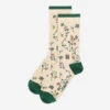 Womens Floral Sock -Roots Shop 42070293 020 a