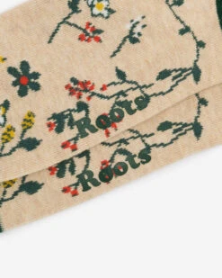 Womens Floral Sock -Roots Shop 42070293 020 c