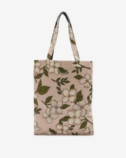 Floral Jacquard Tote