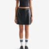 Short Leather Skirt -Roots Shop 49040001 001 a