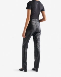 Leather Trousers -Roots Shop 49040002 001 d